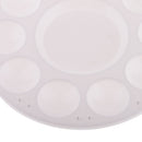 11 Holes Round Plastic Acrylic Color Art Palette Watercolor Art Paint Drawing Tray Plate Disk Artist Essential Tools