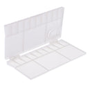 25 Grids Art Paint Drawing Tray Artist Oil Watercolor White Plastic Palettes with Thumb Hole