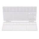 25 Grids Art Paint Drawing Tray Artist Oil Watercolor White Plastic Palettes with Thumb Hole