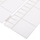 25 Grids Art Paint Drawing Tray Artist Oil Watercolor White Plastic Palettes with Thumb Hole