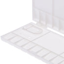 25 Grids Art Paint Drawing Tray Artist Oil Watercolor White Plastic Palettes with Thumb Hole