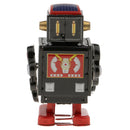 Vintage Wind Up Clockwork Mechanical Walking Police Robot Model Tin Toy Collectibles