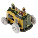 Vintage Diesel Tractor Clockwork Tin Toy Collectible Gift with Wind-Up Key