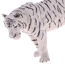 Realistic Science Plastic Animal Model Figure White Tiger Figurine Children Kids Educational Toy Home Decoration Collectibles Kids Story Telling Props