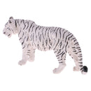 Realistic Science Plastic Animal Model Figure White Tiger Figurine Children Kids Educational Toy Home Decoration Collectibles Kids Story Telling Props