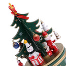 Christmas Tree Music Box Kid Wind Up Musical Toy Snowman Xmas Party Showcase Decoration Clockwork