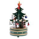 Christmas Tree Music Box Kid Wind Up Musical Toy Snowman Xmas Party Showcase Decoration Clockwork
