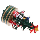 Christmas Tree Music Box Kid Wind Up Musical Toy Snowman Xmas Party Showcase Decoration Clockwork