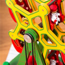 Christmas Music Box Xmas Mini Ferris Wheel Musical Toy Clockwork Ornaments Party Decor Xmas Sownman Bear Pattern