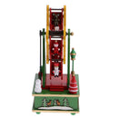 Christmas Music Box Xmas Mini Ferris Wheel Musical Toy Clockwork Ornaments Party Decor Xmas Sownman Bear Pattern