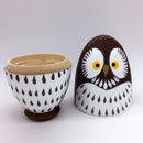 Wooden Russian Nesting Dolls 10Pcs Cute Owls Traditional Wishing Matryoshka Sorting and Stacking Dolls Handmade Meaningful Kids Toys/Birthday Christmas Gifts Home Decoration