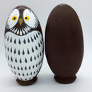 Wooden Russian Nesting Dolls 10Pcs Cute Owls Traditional Wishing Matryoshka Sorting and Stacking Dolls Handmade Meaningful Kids Toys/Birthday Christmas Gifts Home Decoration