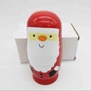 Wooden Russian Nesting Dolls 6Pcs Cute Santa Claus Traditional Wishing Matryoshka Sorting and Stacking Dolls Handmade Meaningful Kids Toys/Birthday Christmas Gifts Home Decoration