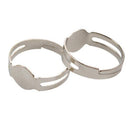 10x Polymer Clay Stainless Steel Finger Ring Molds Children Kids DIY Modelling Clay Tools Making Clay Ring Accessories 1.7cm Diameter