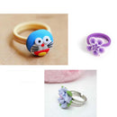 10x Polymer Clay Stainless Steel Finger Ring Molds Children Kids DIY Modelling Clay Tools Making Clay Ring Accessories 1.7cm Diameter