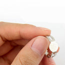 10x Polymer Clay Stainless Steel Finger Ring Molds Children Kids DIY Modelling Clay Tools Making Clay Ring Accessories 1.7cm Diameter