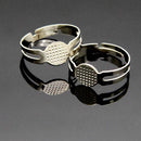 10x Polymer Clay Stainless Steel Finger Ring Molds Children Kids DIY Modelling Clay Tools Making Clay Ring Accessories 1.7cm Diameter