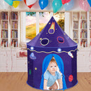 Portable Toy Tent Outer Space Castle Play Tent Kids Indoor Outdoor Playhouse