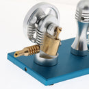 Hot Air Steam Engine Cylinder Unibody Design Boiler Education Toy DIY Kits