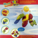 Bright Colored Musical Teether Keys Baby Teething Toy Kids Christmas Toy