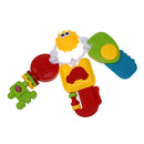 Bright Colored Musical Teether Keys Baby Teething Toy Kids Christmas Toy