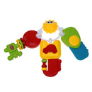 Bright Colored Musical Teether Keys Baby Teething Toy Kids Christmas Toy