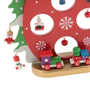 1 Set Wooden Christmas Santa Claus with Bells Table Ornaments Living Room Home Party Decoration Children Kids Xmas Gifts