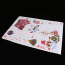 Christmas Santa Claus Window Stickers Decal Christmas Ornaments Party Supplies - 803