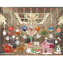Christmas Santa Claus Window Stickers Decal Christmas Ornaments Party Supplies - 803