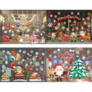 Christmas Santa Claus Window Stickers Decal Christmas Ornaments Party Supplies - 804