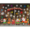 Christmas Santa Claus Window Stickers Decal Christmas Ornaments Party Supplies - 804