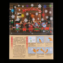 Christmas Santa Claus Window Stickers Decal Christmas Ornaments Party Supplies - 804