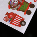 Christmas Santa Claus Window Stickers Decal Christmas Ornaments Party Supplies - 804