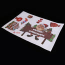 Christmas Santa Claus Window Stickers Decal Christmas Ornaments Party Supplies - 805
