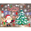 Christmas Santa Claus Window Stickers Decal Christmas Ornaments Party Supplies - 806