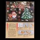 Christmas Santa Claus Window Stickers Decal Christmas Ornaments Party Supplies - 806