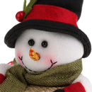 Christmas Kids Plush Stuffed Santa Snowman Candy Box Jar Xmas Container Gift Decorations centerpiece