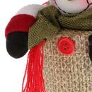 Christmas Kids Plush Stuffed Santa Snowman Candy Box Jar Xmas Container Gift Decorations centerpiece