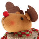 Christmas Santa Candy Filler Storage Bottle Stuffed Plush Reindeer Gift Apple Box Xmas Festival Decoration