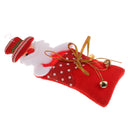Christmas Gift Candy Bag Santa Snowman Reindeer Xmas Tree Hanging Ornament Decoration Kids Gift Bags Santa Claus