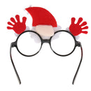 Christmas Glasses Frames Xmas Decor Novelty Fancy Dress Party Props - Santa Claus A