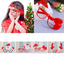 Christmas Glasses Frames Xmas Decor Novelty Fancy Dress Party Props - Santa Claus A