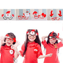 Christmas Glasses Frames Xmas Decor Novelty Fancy Dress Party Props - Santa Claus A