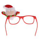 Christmas Glasses Frames Xmas Decor Novelty Fancy Dress Party Props - Santa Claus B