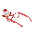 Christmas Glasses Frames Xmas Decor Novelty Fancy Dress Party Props - Santa Claus B