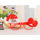 Christmas Glasses Frames Xmas Decor Novelty Fancy Dress Party Props - Christmas Hat