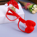 Christmas Glasses Frames Xmas Decor Novelty Fancy Dress Party Props - Christmas Hat