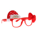 Christmas Glasses Frames Xmas Decor Novelty Fancy Dress Party Props - Christmas Hat