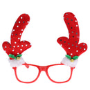 Christmas Glasses Frames Xmas Decor Novelty Fancy Dress Party Props - Antlers