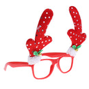 Christmas Glasses Frames Xmas Decor Novelty Fancy Dress Party Props - Antlers